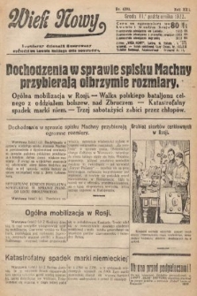 Wiek Nowy : popularny dziennik ilustrowany. 1922, nr 6398