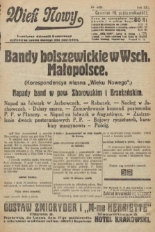 Wiek Nowy : popularny dziennik ilustrowany. 1922, nr 6405