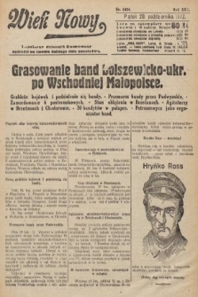 Wiek Nowy : popularny dziennik ilustrowany. 1922, nr 6406