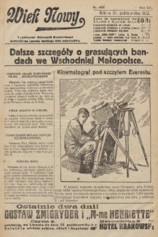 Wiek Nowy : popularny dziennik ilustrowany. 1922, nr 6407