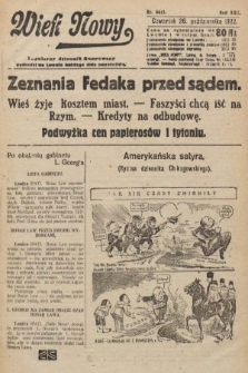 Wiek Nowy : popularny dziennik ilustrowany. 1922, nr 6411