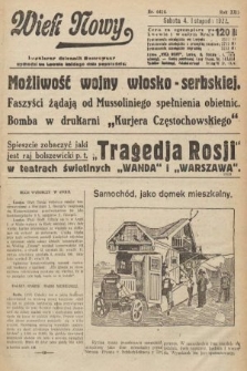 Wiek Nowy : popularny dziennik ilustrowany. 1922, nr 6414
