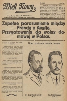 Wiek Nowy : popularny dziennik ilustrowany. 1922, nr 6426