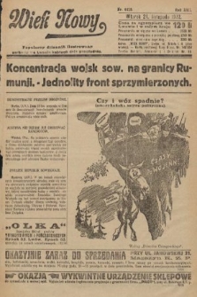 Wiek Nowy : popularny dziennik ilustrowany. 1922, nr 6428