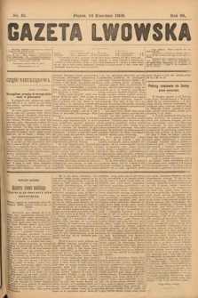 Gazeta Lwowska. 1909, nr 85