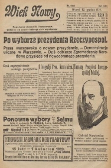 Wiek Nowy : popularny dziennik ilustrowany. 1922, nr 6445