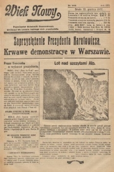 Wiek Nowy : popularny dziennik ilustrowany. 1922, nr 6446