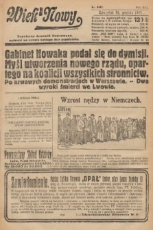 Wiek Nowy : popularny dziennik ilustrowany. 1922, nr 6447