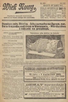 Wiek Nowy : popularny dziennik ilustrowany. 1922, nr 6457