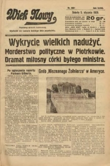 Wiek Nowy : popularny dziennik ilustrowany. 1929, nr 8261