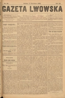 Gazeta Lwowska. 1909, nr 86
