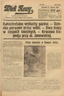 Wiek Nowy : popularny dziennik ilustrowany. 1929, nr 8271