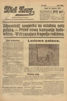 Wiek Nowy : popularny dziennik ilustrowany. 1929, nr 8276