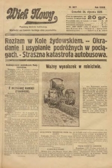 Wiek Nowy : popularny dziennik ilustrowany. 1929, nr 8277