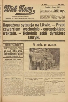 Wiek Nowy : popularny dziennik ilustrowany. 1929, nr 8285