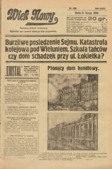 Wiek Nowy : popularny dziennik ilustrowany. 1929, nr 8287