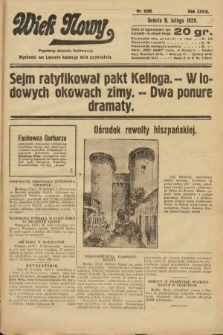 Wiek Nowy : popularny dziennik ilustrowany. 1929, nr 8290