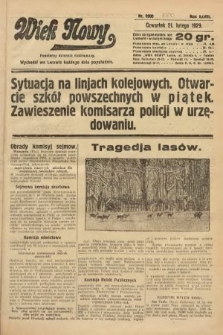 Wiek Nowy : popularny dziennik ilustrowany. 1929, nr 8300
