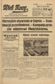 Wiek Nowy : popularny dziennik ilustrowany. 1929, nr 8319