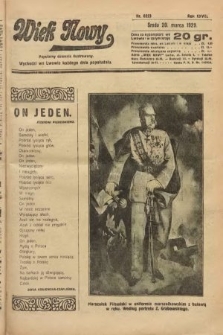 Wiek Nowy : popularny dziennik ilustrowany. 1929, nr 8323