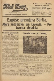 Wiek Nowy : popularny dziennik ilustrowany. 1929, nr 8327