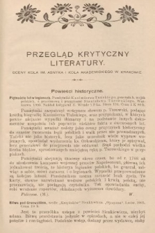 Przegląd Krytyczny Literatury. 1906, [nr 2]