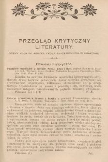 Przegląd Krytyczny Literatury. 1906, [nr 3]