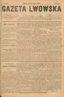 Gazeta Lwowska. 1909, nr 92
