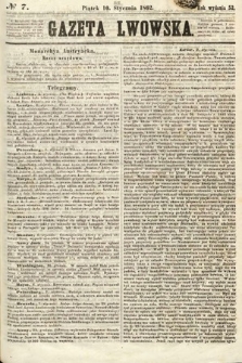 Gazeta Lwowska. 1862, nr 7