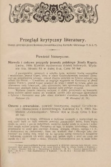 Przegląd Krytyczny Literatury. 1907, [nr 2] 
