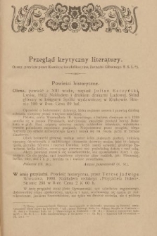 Przegląd Krytyczny Literatury. 1907, [nr 6]