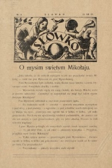Słówko. 1929, nr 4