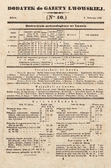 Dodatek do Gazety Lwowskiej : doniesienia urzędowe. 1846, nr 40