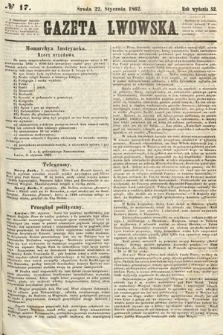 Gazeta Lwowska. 1862, nr 17