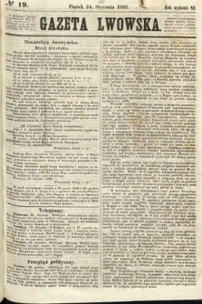 Gazeta Lwowska. 1862, nr 19