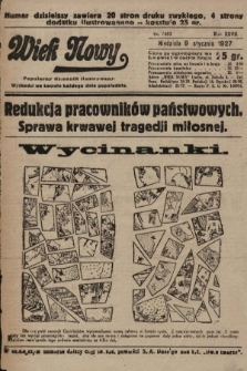 Wiek Nowy : popularny dziennik ilustrowany. 1927, nr 7663