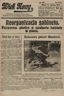 Wiek Nowy : popularny dziennik ilustrowany. 1927, nr 7664
