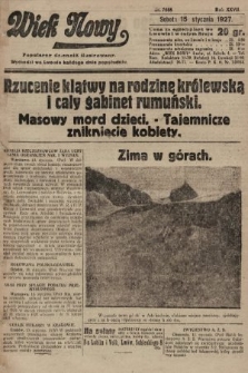 Wiek Nowy : popularny dziennik ilustrowany. 1927, nr 7668