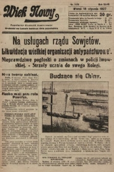 Wiek Nowy : popularny dziennik ilustrowany. 1927, nr 7670
