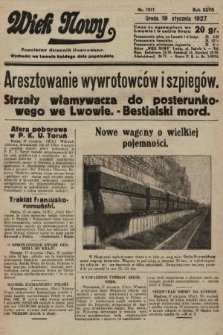 Wiek Nowy : popularny dziennik ilustrowany. 1927, nr 7671