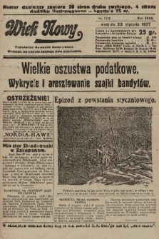 Wiek Nowy : popularny dziennik ilustrowany. 1927, nr 7675