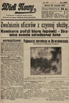 Wiek Nowy : popularny dziennik ilustrowany. 1927, nr 7676
