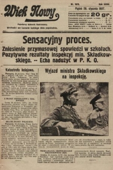 Wiek Nowy : popularny dziennik ilustrowany. 1927, nr 7679