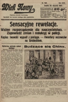 Wiek Nowy : popularny dziennik ilustrowany. 1927, nr 7680