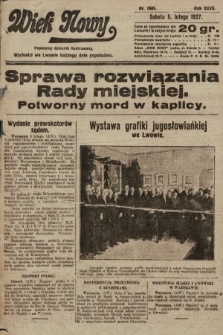 Wiek Nowy : popularny dziennik ilustrowany. 1927, nr 7685