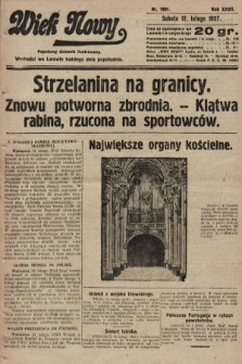 Wiek Nowy : popularny dziennik ilustrowany. 1927, nr 7691