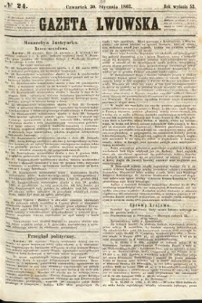 Gazeta Lwowska. 1862, nr 24