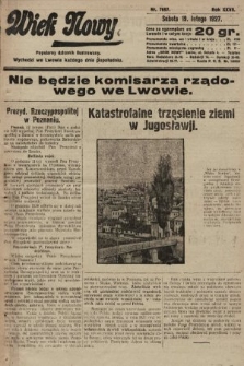 Wiek Nowy : popularny dziennik ilustrowany. 1927, nr 7697