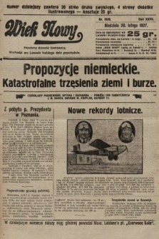 Wiek Nowy : popularny dziennik ilustrowany. 1927, nr 7698