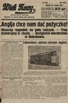 Wiek Nowy : popularny dziennik ilustrowany. 1927, nr 7699
